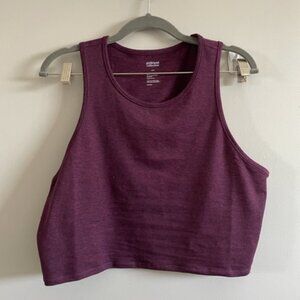 GIRLFRIEND COLLECTIVE Plum ReSet Super Crop